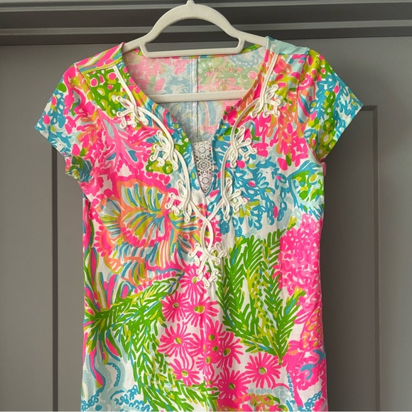 Lilly Pulitzer Brewster T-Shirt Dress (Small) - Picture 3 of 10